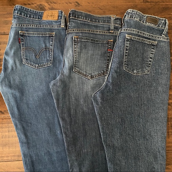 🛍3/$20-2/$15 Bundle of 3 Jeans Levi’s, Lee, Gap 6 - Picture 4 of 5